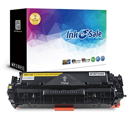 INK E-SALE Replacement for HP 304A HP CC532A Yellow Toner Cartridge for use with HP Color Laserjet CP2025 CM2320 Series,1 Pack