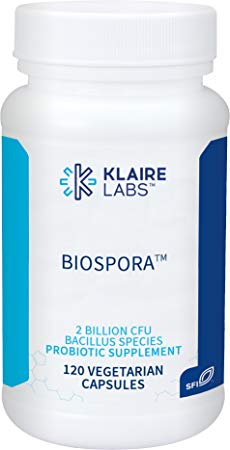 Klaire Labs BioSpora, 120 Vegetarian Capsules