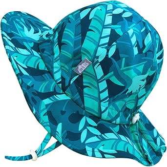 JAN & JUL Adjustable Cotton Floppy Sun-Hat with 50  UPF Protection