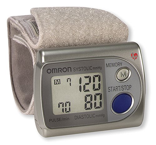 Omron HEM-609 Portable Wrist Blood Pressure Monitor with IntelliSense