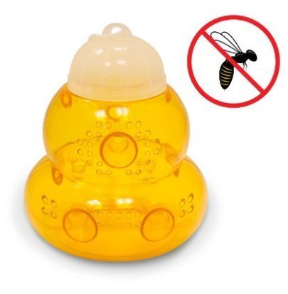 Seicosy Eco-friendly Non-toxic Wasp Trap, Plastic Bee Cather - Trap Bees, Wasps, Hornets, Yellow Jackets and More