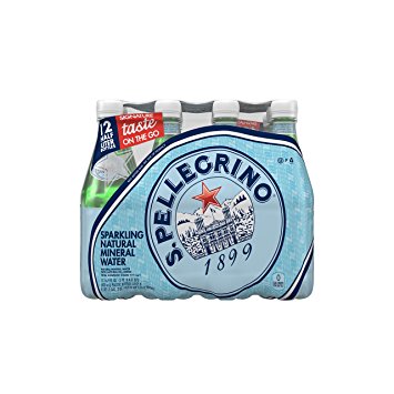 San Pellegrino Sparkling Natural Mineral Water, 16.9-ounce plastic bottles (Pack of 12)