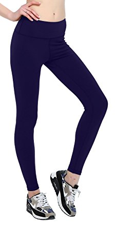 MONOLAR Womens High Waist Compression Workout Leggings Yoga Pants With Pocket