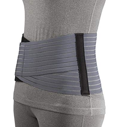 OTC Lower Back Select Series Lumbosacral Support for Women, Grey, Large