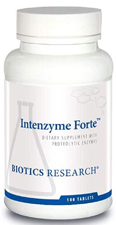 Biotics Research - Intenzyme Forte Proteolytic Enzyme Supplement - 100 Tablets
