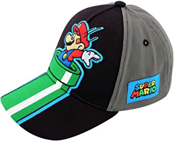 Nintendo Little Boys Super Mario Character Baseball Cap