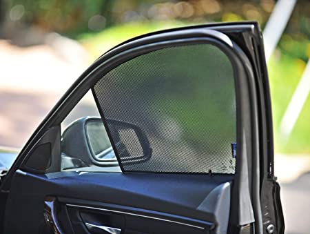 QuikSnap sunshades - Custom Side Window sunshades (Set of 4) (Compatible with Toyota Prius V 2012-2017)