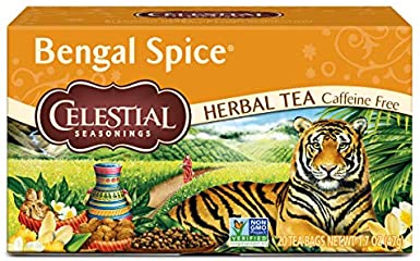 Celestial Seasonings Bengal Spice Herbal Tea, 20 Count (Pack of 6)