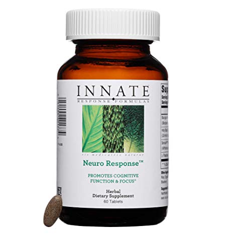 INNATE Response Formulas - Neuro Response, Promotes Mental Clarity, Concentration and Focus, with Ashwagandha, Holy Basil, and Bacopa, 60 Tablets