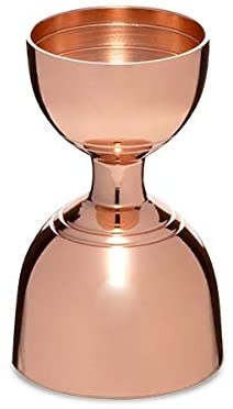 Cocktail Kingdom Leopold Jigger - 1oz / 2oz - Copper-Plated/Banded