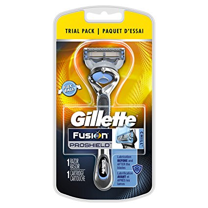 Gillette Fusion 5 Proshield Chill Men's Razor Handle & 1 Refill