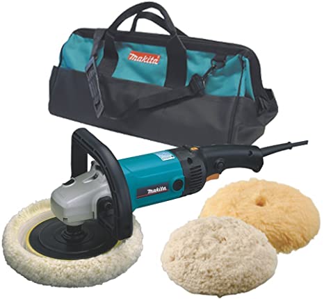 Makita 9227CX3 7-Inch Hook and Loop Electronic Polisher-Sander with Polishing Kit (Discontinued by Manufacturer)