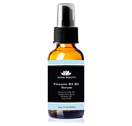 Niacinamide Vitamin B3 Hydrating B5 Gel Hyaluronic Acid Serum with Zinc. All Natural Oil-free Serum to Brighten and Hydrate Skin