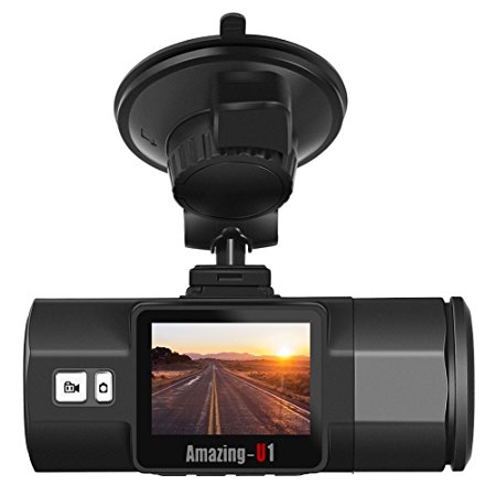 Oasser Car Dash Cam FHD 1920x1080P 32GB Dashboard Camera Recorder with G-Sensor 170°Angle Night Version Loop Recording