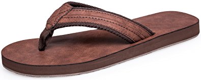 Boloren Men's Flip Flops Beach Sandals Classical Slippers