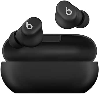 Beats Solo Buds - Wireless Bluetooth Earbuds | 18 Hours of Battery Life | Apple & Android Compatibility | Built-in Microphone - Matte Black