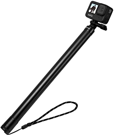 TELESIN 106" Long Selfie Stick (Upgraded 2.7 Meters) for GoPro Max Hero 10 9 8 7 6 5, Insta 360 One R One X2 Go 2, DJI Osmo Pocket 2 Action 2, Extension Carbon Fiber Lightweight Selfie Pole Monopod