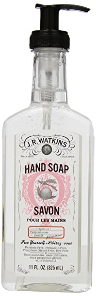 J.R. Watkins Natural Liquid Hand Soap, Grapefruit, 11 Ounce