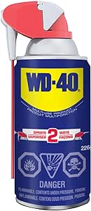 WD-40 Original Multi-Use Product, 226g Smart Straw, Drives Out Moisture, inhibits Rust, lubricates, removes Grease and Stickiness | 1300