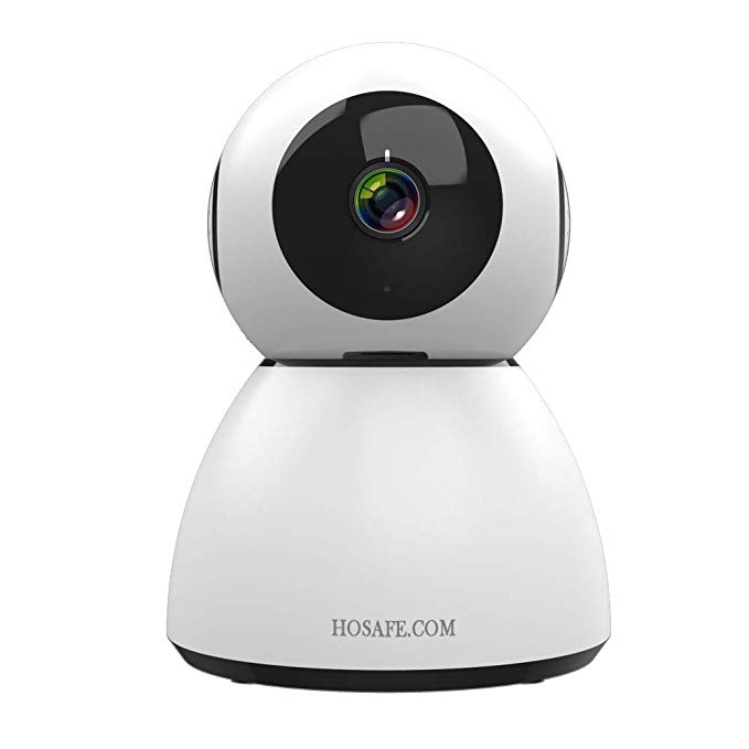 WiFi Security IP Camera, HOSAFE 1080P Pan/Tilt/Zoom Wireless Surveillance Camera with Cloud Storage, Two-Way Speak, Night Vision, Motion Detection, SD Card Slot, ONVIF for Baby/Elder/Pet/Nanny Monitor
