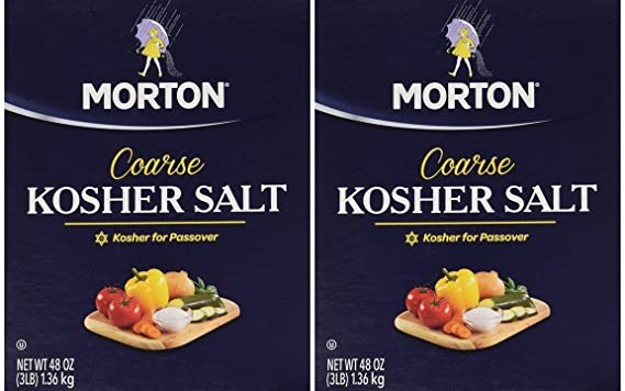 Morton Salt Kosher Salt, 3 lbs, Pack of 2 .Limited Edition