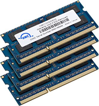 OWC 32GB (4 x 8GB) 1333MHz 204-Pin DDR3 SO-DIMM PC3-10600 CL9 Memory Upgrade Kit for iMac, (OWC1333DDR3S32S)