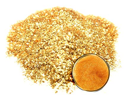 Eye Candy Mica Powder Pigment/Flake “14k Nugget Gold” (50g) Multipurpose DIY Arts and Crafts Additive | Natural Bath Bombs, Resin, Paint, Epoxy, Soap, Nail Polish, Lip Balm