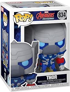 Funko POP Marvel: Marvel Mech - Thor Vinyl Bobblehead, Multicolor, Standard