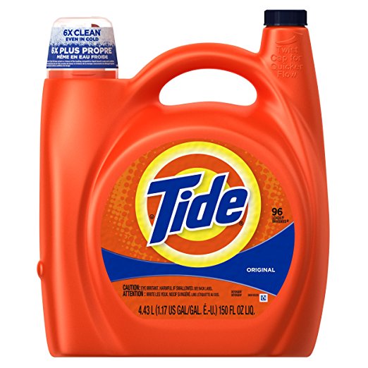 Tide Original Scent Liquid Laundry Detergent, 150 Fl Oz