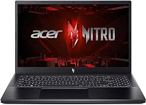 Acer Nitro V ANV15-51-55QN, 15.6" FHD 1920x1080 IPS Gaming Laptop, Intel Core i5-13420H Processor, NVIDIA GeForce RTX 3050 Graphics, 16GB DDR5 RAM, 512GB PCIe SSD, Windows 11