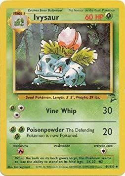 Pokemon - Ivysaur (44) - Base Set 2