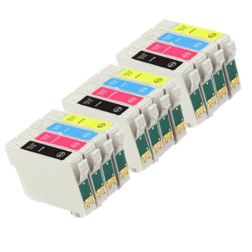 12 High Capacity Compatible Ink Cartridge Replace Epson T0715 / T0895. 3x T0711/T0891 Black, 3x T0712/T0892 Cyan, 3x T0713/T0893 Magenta, 3x T0714/T0894 Yellow