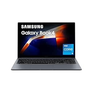 Samsung Galaxy Book4 (Gray, 8GB RAM, 512GB SSD) | 15.6" Full HD Screen | Intel Core i5 1335U Processor | Windows 11 Home | MS Office 2021 | Fingerprint Reader | Intel Iris XE Graphics | RJ45 LAN Port