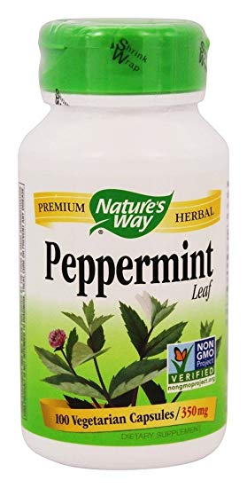 Peppermint Leaves 100 Capsules/Certified 350mg