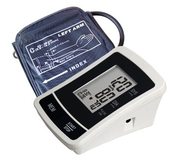 ClinicalGuard BP-1209 Large LCD 120 Record Memory Blood Pressure Monitor