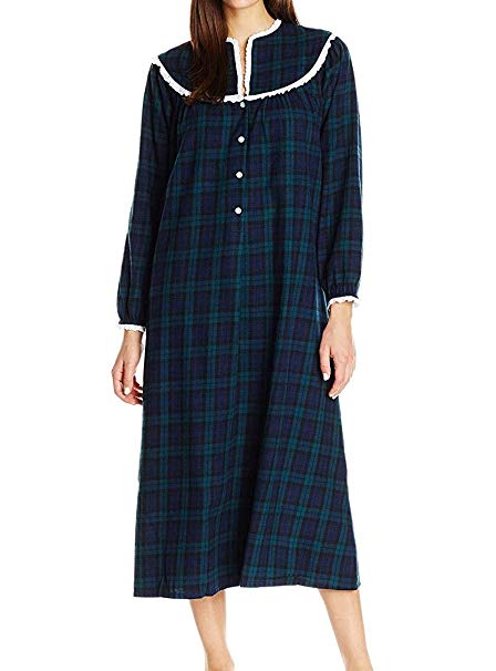 Lanz Women's Cotton Flannel Nightgown