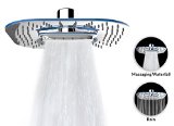 A-Flow8482 2 Function - Waterfall and Water Spray - Luxury Large 8 Shower Head  ABS Material with Chrome Finish  Enjoy an Invigorating and Luxurious Spa-like Experience - LIFETIME WARRANTY