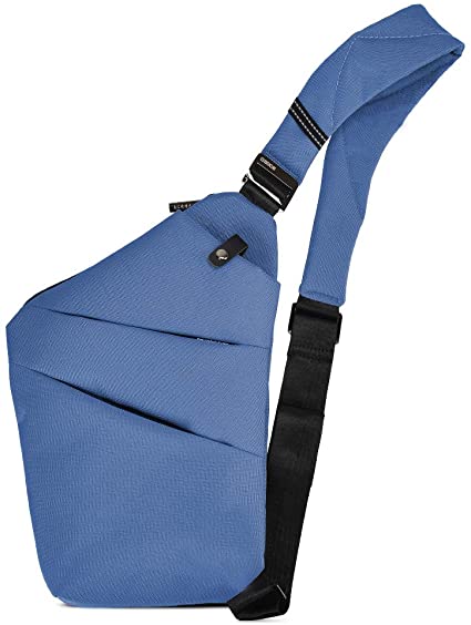 Sling Bag Chest Backpack Casual Daypack Blue Shoulder Crossbody