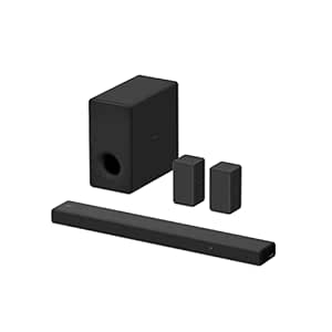 Sony HT-A3000 5.1.ch 360 SSM and Dolby Atmos Soundbar Home Theatre System with Wireless subwoofer SA-SW3 and Rear Speaker SA-RS3S(Hi Res & 360 Reality Audio, Bluetooth,Google/Alexa)