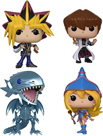 Funko 262 Animation: Yu-Gi-Oh! Series 1 Collectors Yami Yugi, o Kaiba, Blue Eyes White Drago, Dark Magician Girl, Set