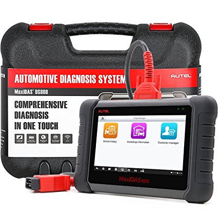 Autel Maxidas DS808 (Advanced Version of DS708) Automotive OBD2 Scanner Diagnostic Tool support injector coding and Key coding.