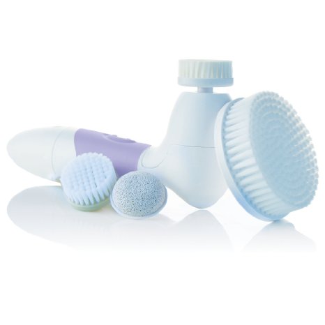 Spin for Perfect Skin Cleansing Facial Brush - Purple