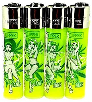 Clipper Green Mary Jane Mary Jane Girls Lighter Bundle 4 Pack Wholesale New USA