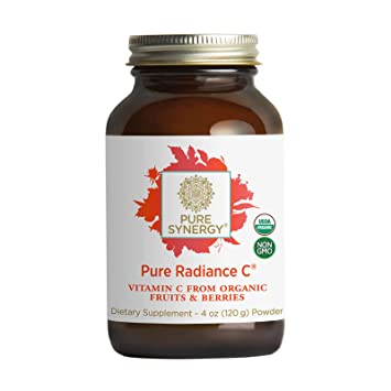Pure Synergy Pure Radiance C 100% Natural Wholefood Vitamin C Powder 4oz by The Synergy Company