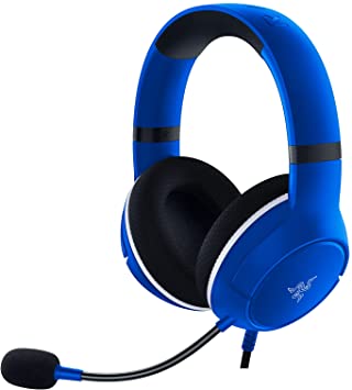 Razer Kaira X Wired Headset for Xbox Series X|S, Xbox One, PC, Mac & Mobile Devices: Triforce 50mm Drivers - HyperClear Cardioid Mic - Memory Foam Ear Cushions - On-Headset Controls - Shock Blue