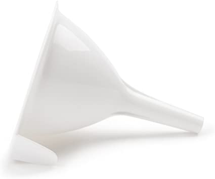 Fox Run Plastic Funnel, 4", White