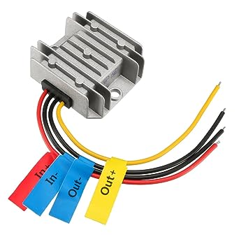 uxcell Voltage Converter Regulator DC/DC DC 12V Step-Up to DC 48V 1A 48W Power Boost Transformer Waterproof