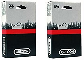 2 Pack, Oregon 90PX050G Low Profile 3/8-Inch Pitch 0.043-Inch Gauge 50-Drive Link Saw Chain, For Stihl 61PMMC3 50, 14" Bar