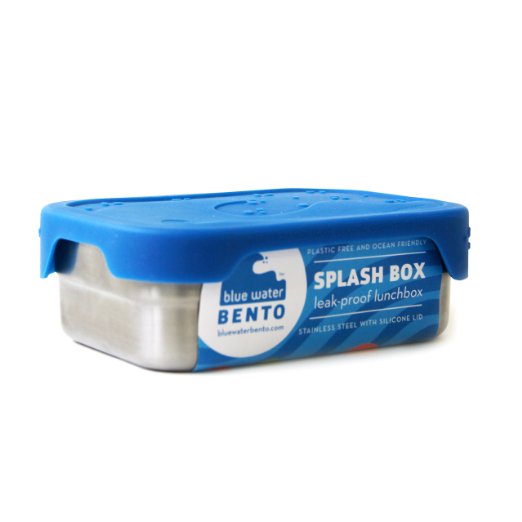 Blue Water Bento Splash Box Leak-Proof Food Container