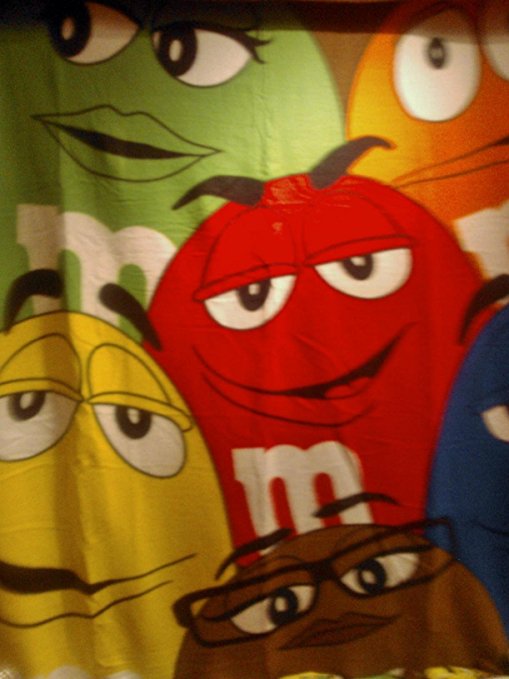 M&M Fleece Blanket with all M&M Characters